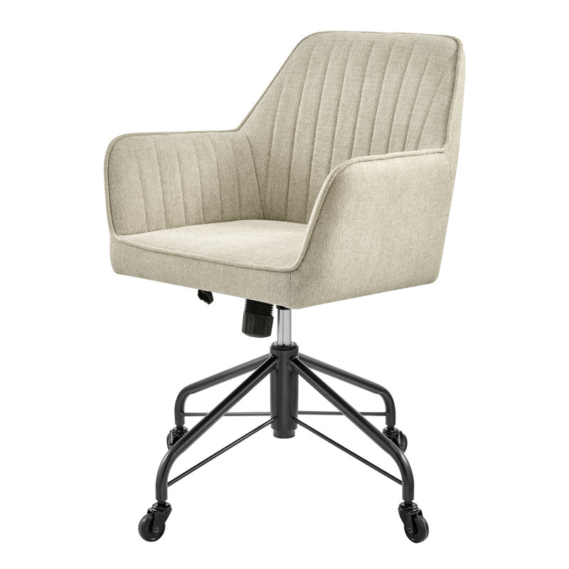 Ami Louise Task Chair Wade Logan Upholstery Color Cream